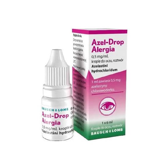 Azel-Drop Alergia, krople do oczu, 6 ml - zdjęcie produktu