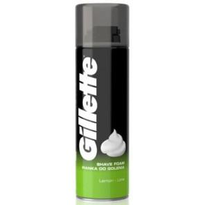 Gillette Lemon, cytrynowa pianka do golenia, 200 ml - zdjęcie produktu