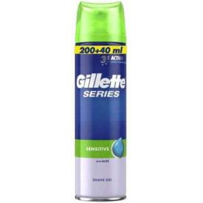 Gillette Series Sensitive Aloe, żel do golenia, skóra wrażliwa, 240 ml - zdjęcie produktu
