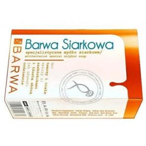 Barwa Siarkowa, mydło do pielęgnacji skóry z problemami, 100 g - zdjęcie produktu