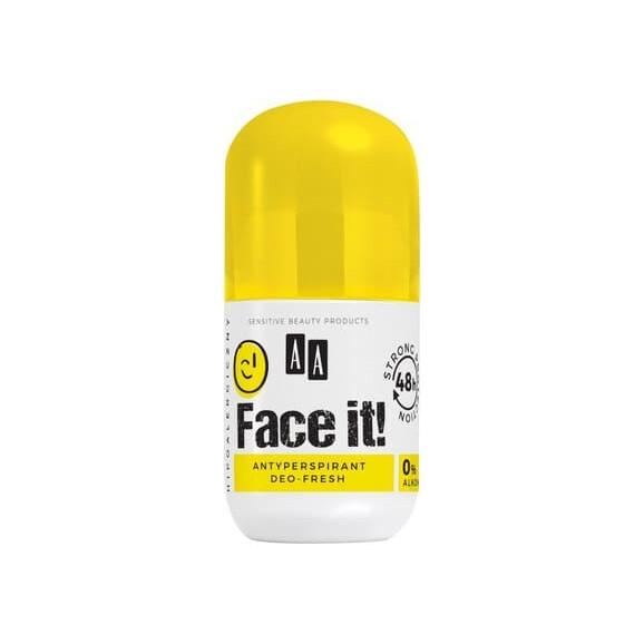 AA Face It!, antyperspirant, roll-on, 50 ml - zdjęcie produktu