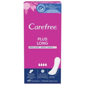 Carefree Plus Long Fresh, wkładki higieniczne, 40 szt. - zdjęcie produktu