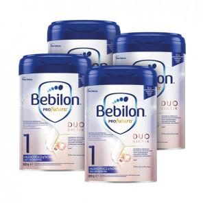Bebilon Profutura Duo Biotik 1, mleko początkowe, od urodzenia, 800 g x 4 szt. - zdjęcie produktu