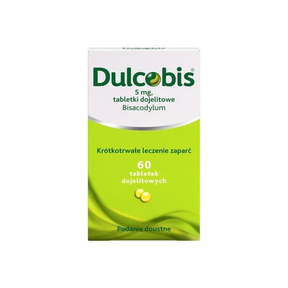 Dulcobis, 5 mg, tabletki dojelitowe, 60 szt. - zdjęcie produktu