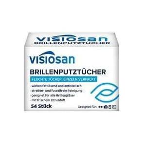 Visiosan, chusteczki nawilżone do czyszczenia okularów, 54 szt. - zdjęcie produktu