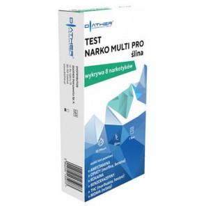 Test Diather, Narko Multi Pro ślina, test narkotykowy, 1 szt. - zdjęcie produktu