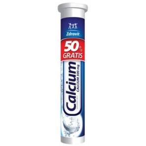 Zdrovit Calcium 300 mg, smak cytrynowy, tabletki musujące, 20 szt. - zdjęcie produktu