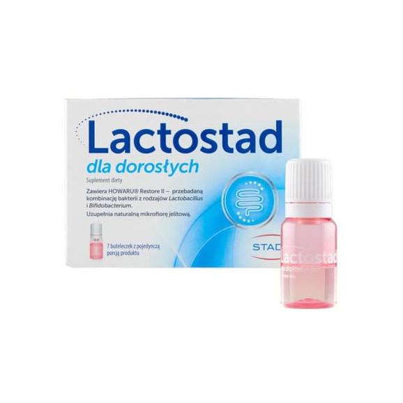 Lactostad dla dorosłych, buteleczki, 7 szt. Lactostad dla dorosłych, buteleczki, 7 szt. - zdjęcie produktu