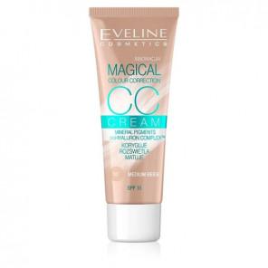 Podkład do twarzy Eveline CC Cream, matujący, 52 MEDIUM BEIGE, 30 ml - zdjęcie produktu