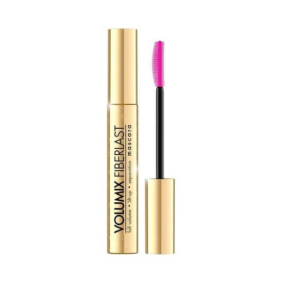 Tusz do rzęs Eveline Volumix Fiberlast, pogrubiająco-rozdzielający, BLACK, 10 ml Tusz do rzęs Eveline Volumix Fiberlast, pogrubiająco-rozdzielający, BLACK, 10 ml - zdjęcie produktu