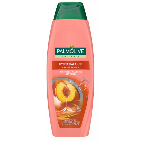 Palmolive Hydra Balance 2w1 Brzoskwinia, szampon do włosów, 350 ml Palmolive Hydra Balance 2w1 Brzoskwinia, szampon do włosów, 350 ml - zdjęcie produktu