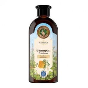 Receptury Zielarki, propolisowy szampon do włosów zniszczonych, 350 ml - zdjęcie produktu