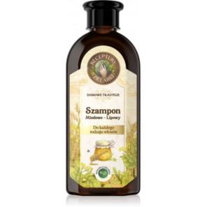 Receptury Zielarki, miodowo- lipowy szampon do każdego rodzaju włosów, 350 ml - zdjęcie produktu