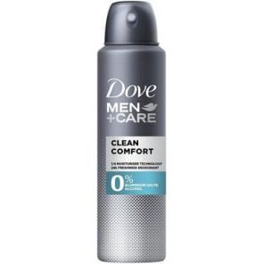 Dove Men Clean Comfort 0% Soli Aluminium, dezodorant w sprayu, 150 ml - zdjęcie produktu