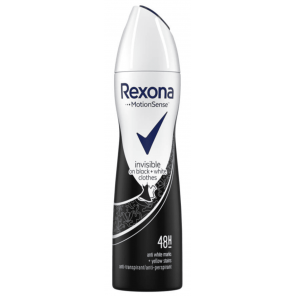 Rexona Invisible On Black & White, antyperspirant spray, 150 ml - zdjęcie produktu