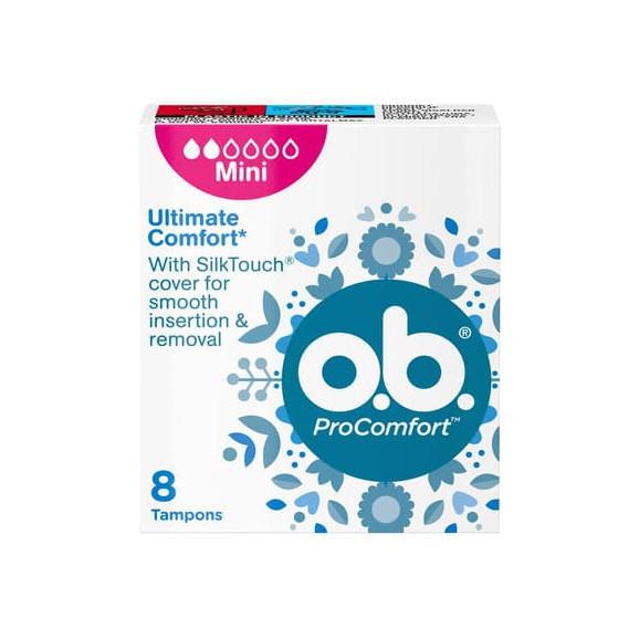 Tampony o.b. ProComfort, mini, 8 szt. - zdjęcie produktu