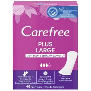 Carefree Plus Large Light, wkładki higieniczne, 46 szt. - zdjęcie produktu