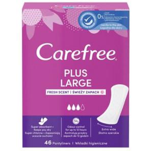 Carefree Plus Large Fresh, wkładki higieniczne, 46 szt. - zdjęcie produktu