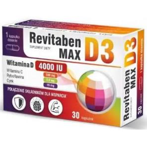 Revitaben D3 Max, kapsułki, 30 szt. - zdjęcie produktu