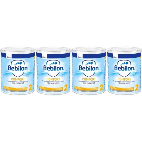 Bebilon Comfort 2, żywność specjalnego przeznaczenia medycznego, 400 g x 4 Bebilon Comfort 2, żywność specjalnego przeznaczenia medycznego, 400 g x 4 - zdjęcie produktu