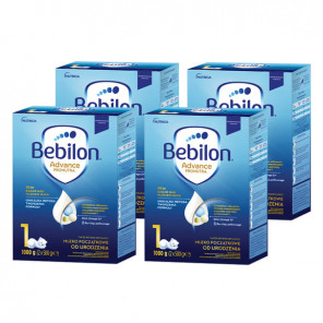 Bebilon 1 Advance Pronutra, mleko początkowe, od urodzenia, proszek, 1000 g x 4 - zdjęcie produktu