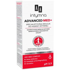 AA Intymna Med Advanced, specjalistyczna emulsja do higieny intymnej ph 3,5, 300 ml - zdjęcie produktu
