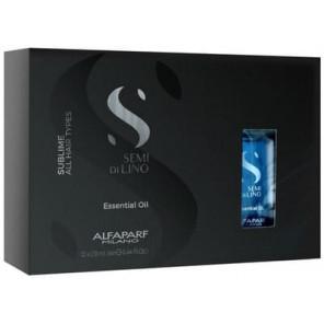 Alfaparf Semi Di Lino Sublime Essential Oil, ampułki do włosów 13 ml, 12 szt. - zdjęcie produktu