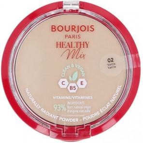 Bourjois Healthy Mix, prasowany puder do twarzy, 02 Vanilla, 10 g - zdjęcie produktu