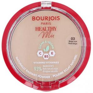 Bourjois Healthy Mix, prasowany puder do twarzy, 03 Rose Beige, 10 g - zdjęcie produktu