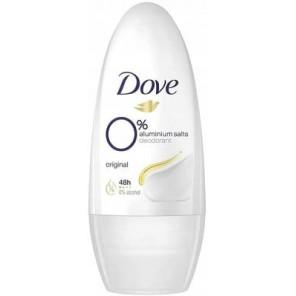 Dove Original 0% Aluminium 48h, dezodorant, roll-on, 50 ml - zdjęcie produktu