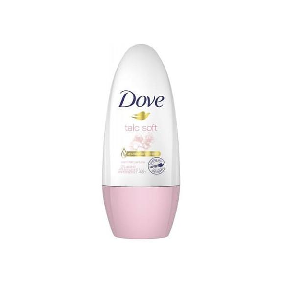 Dove Talc Soft 48h, antyperspirant, roll-on, 50 ml - zdjęcie produktu