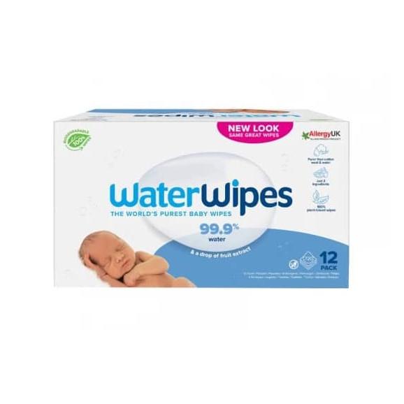 WaterWipes BIO Chusteczki nawilżane, 12 x 60 szt. WaterWipes BIO Chusteczki nawilżane, 12 x 60 szt. - zdjęcie produktu