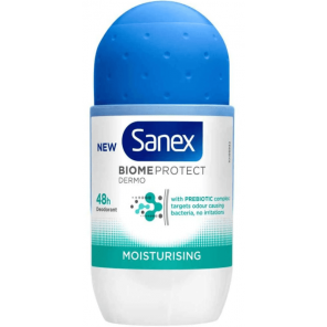 Sanex Biome Protect Moisturising, antyperspirant roll-on, 50 ml - zdjęcie produktu