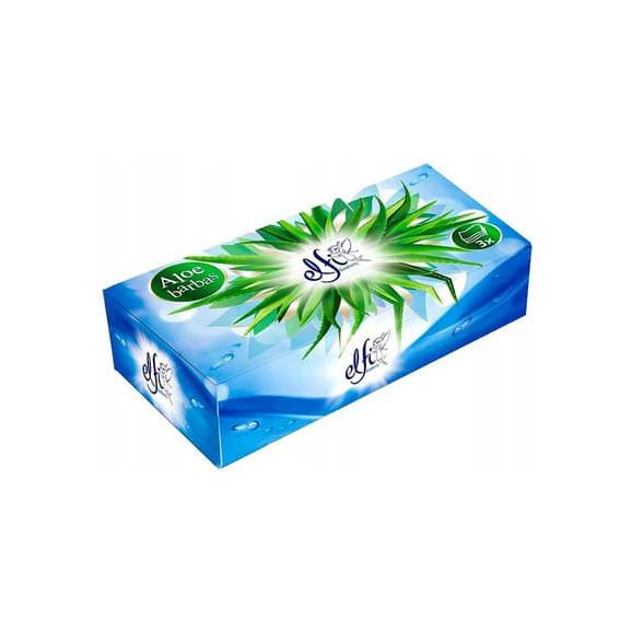 Elfi Fantasy Aloe Barbas, chusteczki higieniczne 3-warstwowe w kartoniku, 90 szt. - zdjęcie produktu