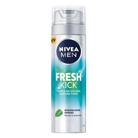 Nivea MEN Fresh Kick, pianka do golenia, 200 ml - zdjęcie produktu
