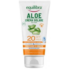 Equilibra Aloe, aloesowy krem przeciwsłoneczny, SPF 20, 75 ml - zdjęcie produktu