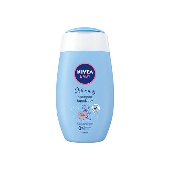 Nivea Baby, ochronny szampon łagodzący dla dzieci od 1 dnia życia, 200 ml - zdjęcie produktu