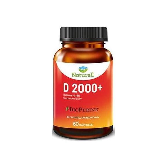Naturell Witamina D 2000+, kapsułki, 60 szt. - zdjęcie produktu