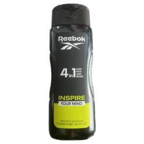 Reebok Inspire Your Mind 4w1, energetyzujący żel pod prysznic dla mężczyzn, 400 ml - zdjęcie produktu