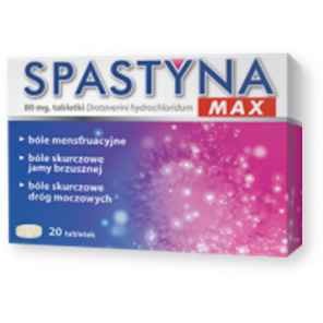 Spastyna Max, 80 mg, tabletki, 20 szt. - zdjęcie produktu