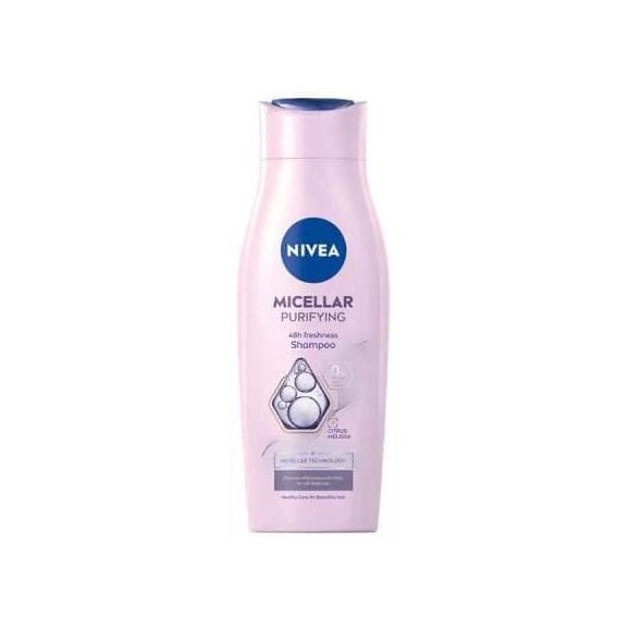 Nivea Micellar Purifying, szampon micelarny oczyszczający, 400 ml - zdjęcie produktu