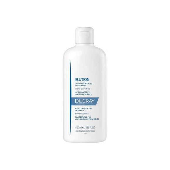 Ducray Elution, delikatny szampon przywracający równowagę skórze głowy, 400 ml - zdjęcie produktu