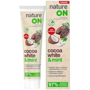 Tołpa Nature ON, Cocoa White & Mint, pasta do zębów wybielająca, rozjaśniająca przebarwienia, 100 ml - zdjęcie produktu