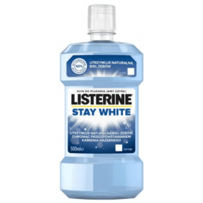 Listerine Stay White, płyn do płukania jamy ustnej, 500 ml - zdjęcie produktu