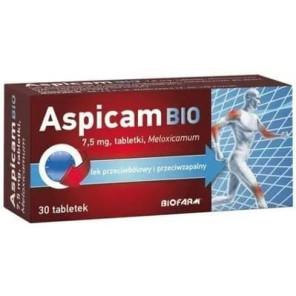 Aspicam Bio 7,5 mg, tabletki, 30 szt. - zdjęcie produktu