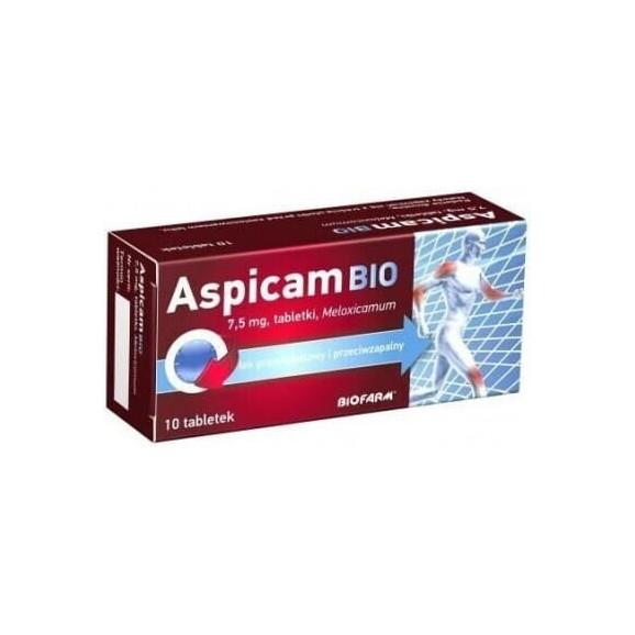 Aspicam Bio 7,5 mg, tabletki, 10 szt. - zdjęcie produktu