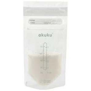 Akuku, sterylne woreczki do przechowywania pokarmu, 150 ml - zdjęcie produktu