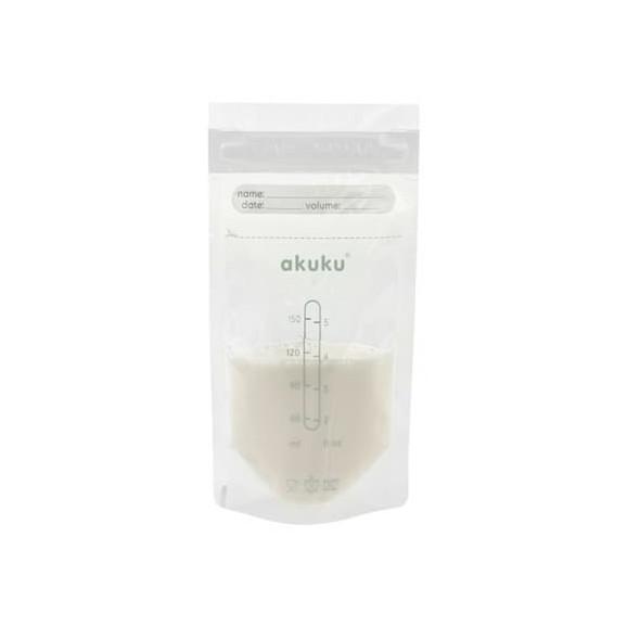 Akuku, sterylne woreczki do przechowywania pokarmu, 150 ml - zdjęcie produktu