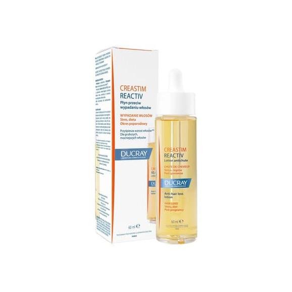 Ducray Creastim Reactiv, płyn przeciwko wypadaniu włosów, 60 ml - zdjęcie produktu