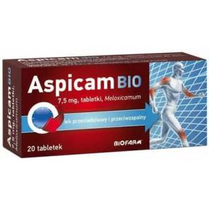 Aspicam Bio 7,5 mg, tabletki, 20 szt. - zdjęcie produktu